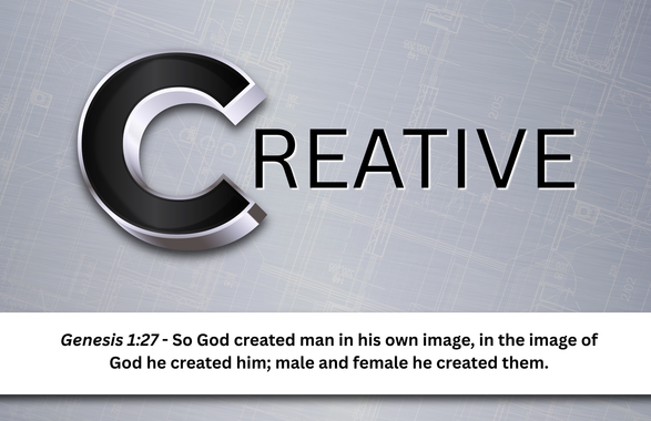 A 3D graphic of the word