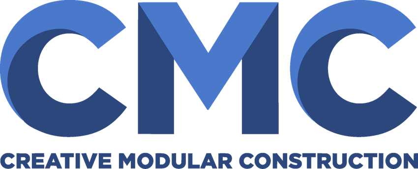 Company logo for Creative Modular Construction with large letters