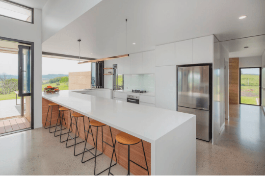 Kitchen with mini bar — Builders in Lismore, NSW