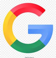 A google logo in a circle on a transparent background.