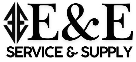 E & E Service & Supply Logo