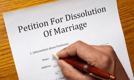 Petition for dissolution of marriage
