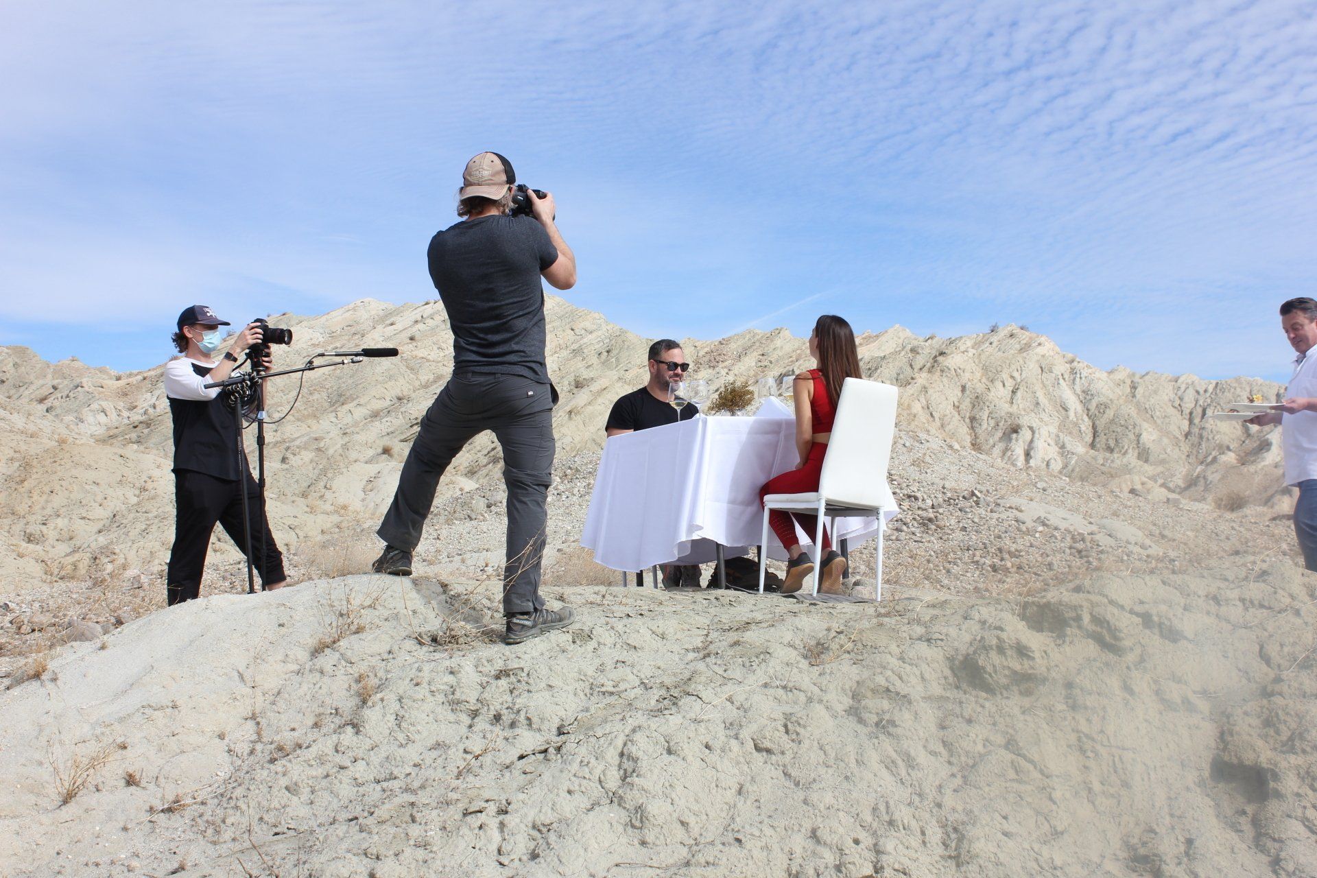 Commercial video shoot at Metate Ranch