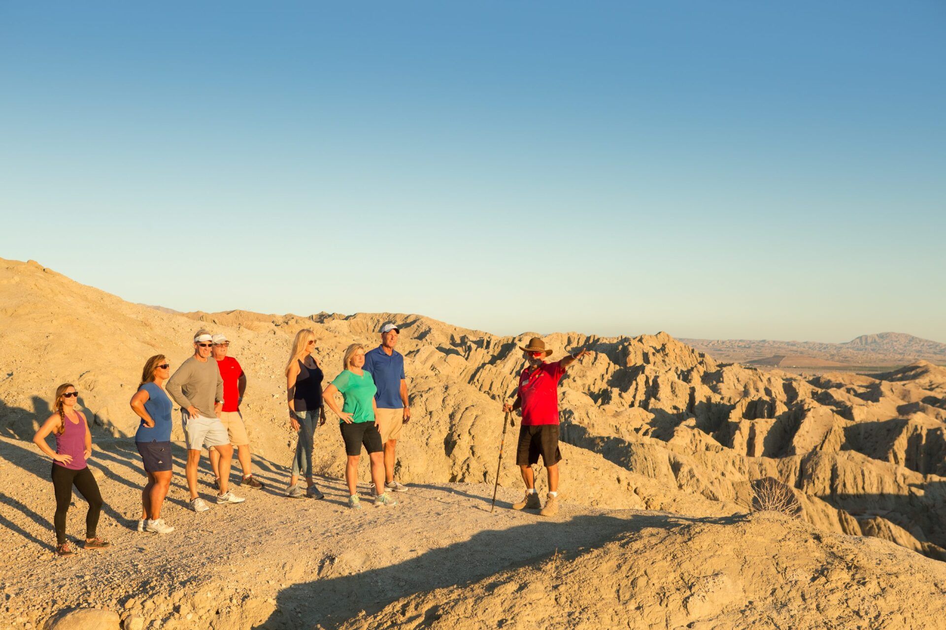 a tourist guide with a group of tourist