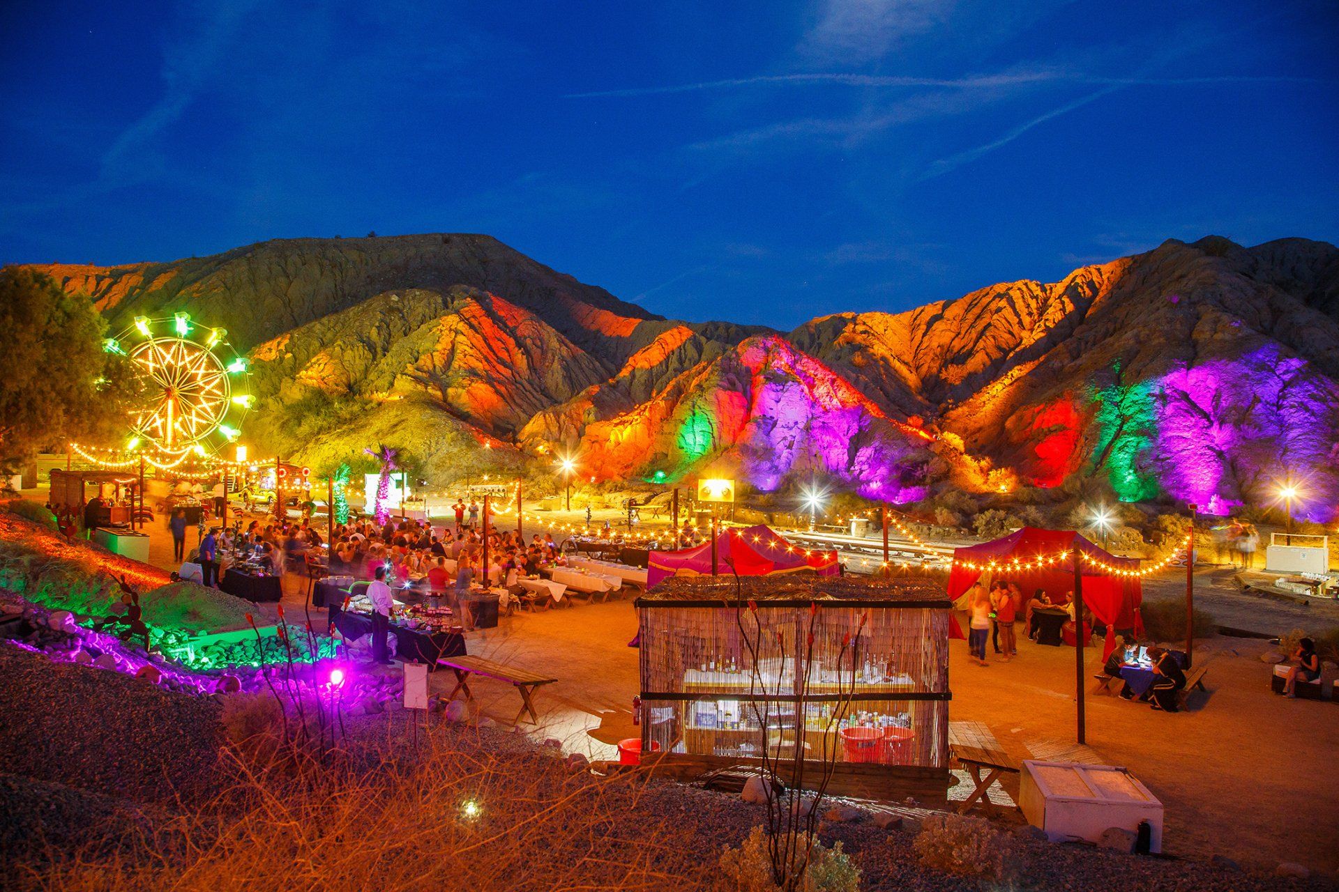 Corporate Event with beautiful lighting