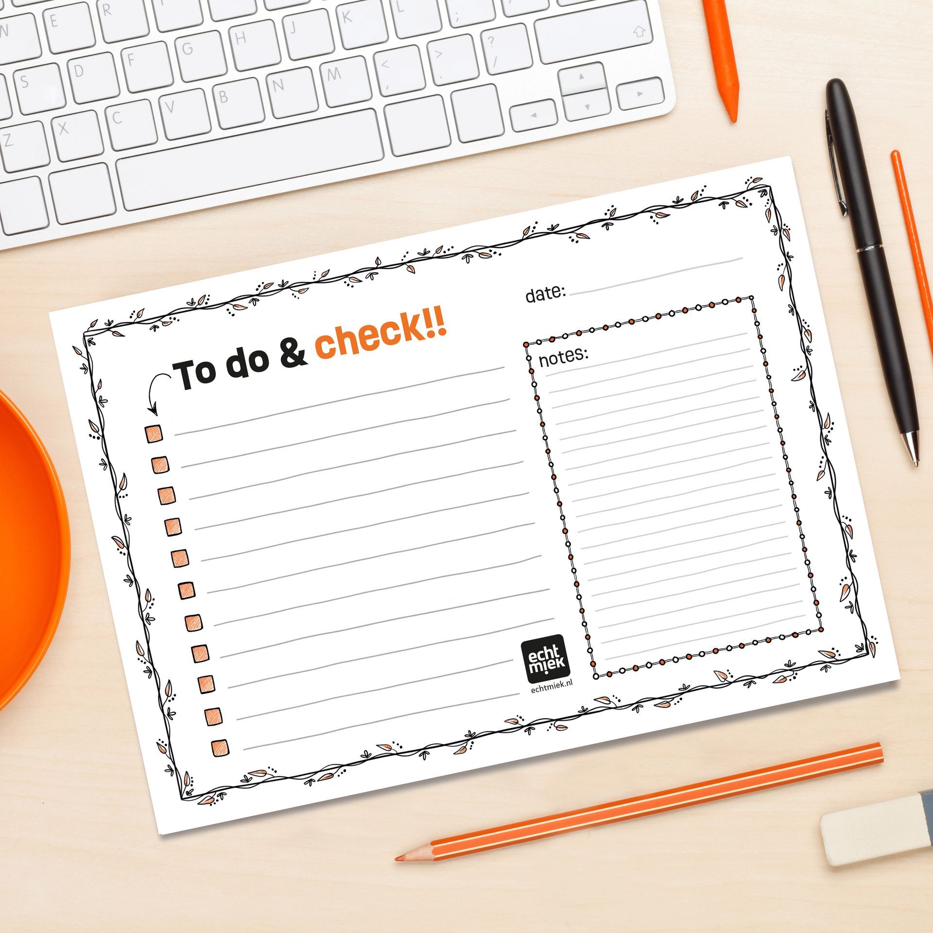 to do checklist illustratie - EchtMiek