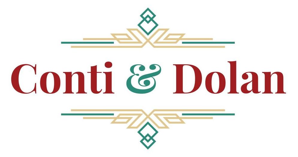 A logo for a company called conti & dolan