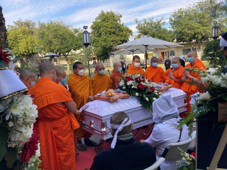 Outdoor Hindu Funeral Service, Chavez Funeral & Cremation Services, Inc. CA