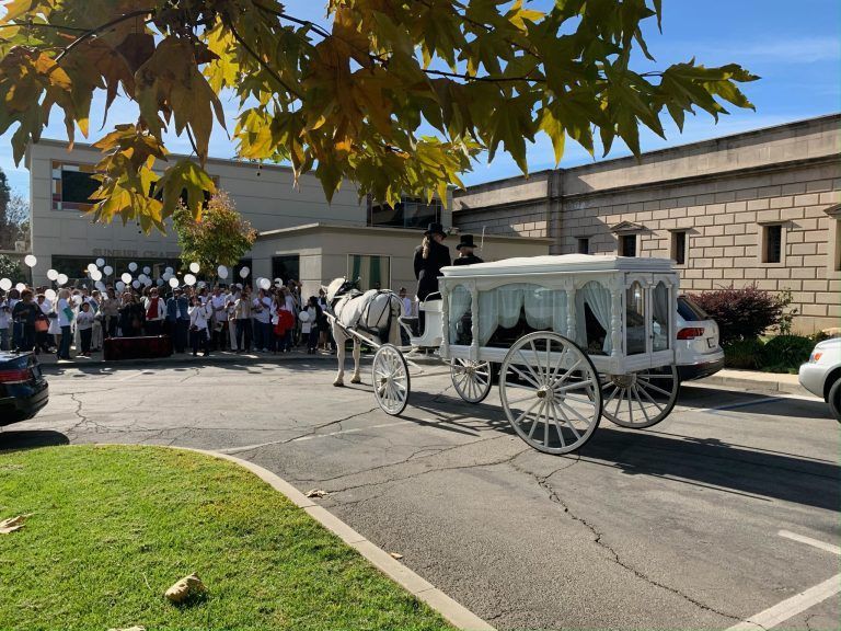 Horse drawn carriage for Chavez Funeral & Cremation Services, Inc. CA