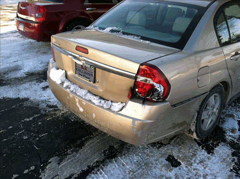 Chevy Malibu Before | B & K Collision