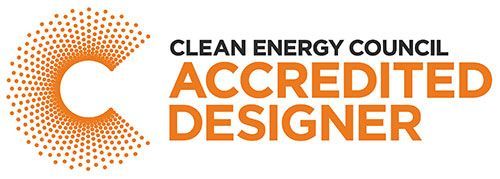 Clean Energy Council Accredited Designer Logo — Experienced Solar Installers in Tamworth