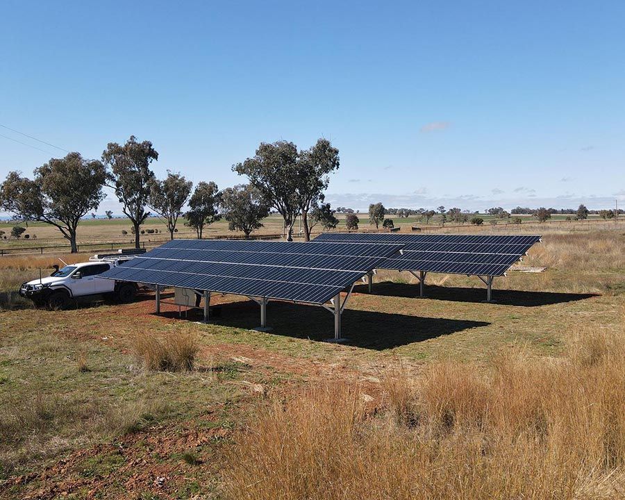 Row Of Solar Panels — Experienced Solar Installers in Tamworth