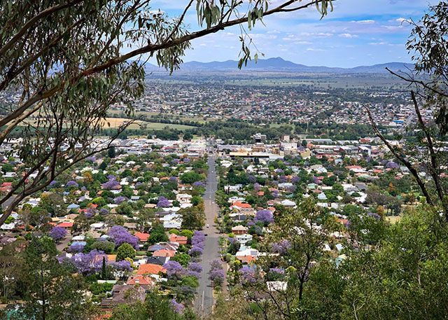 View Of Tamworth From A Hill — Install Solar Panels in Tamworth