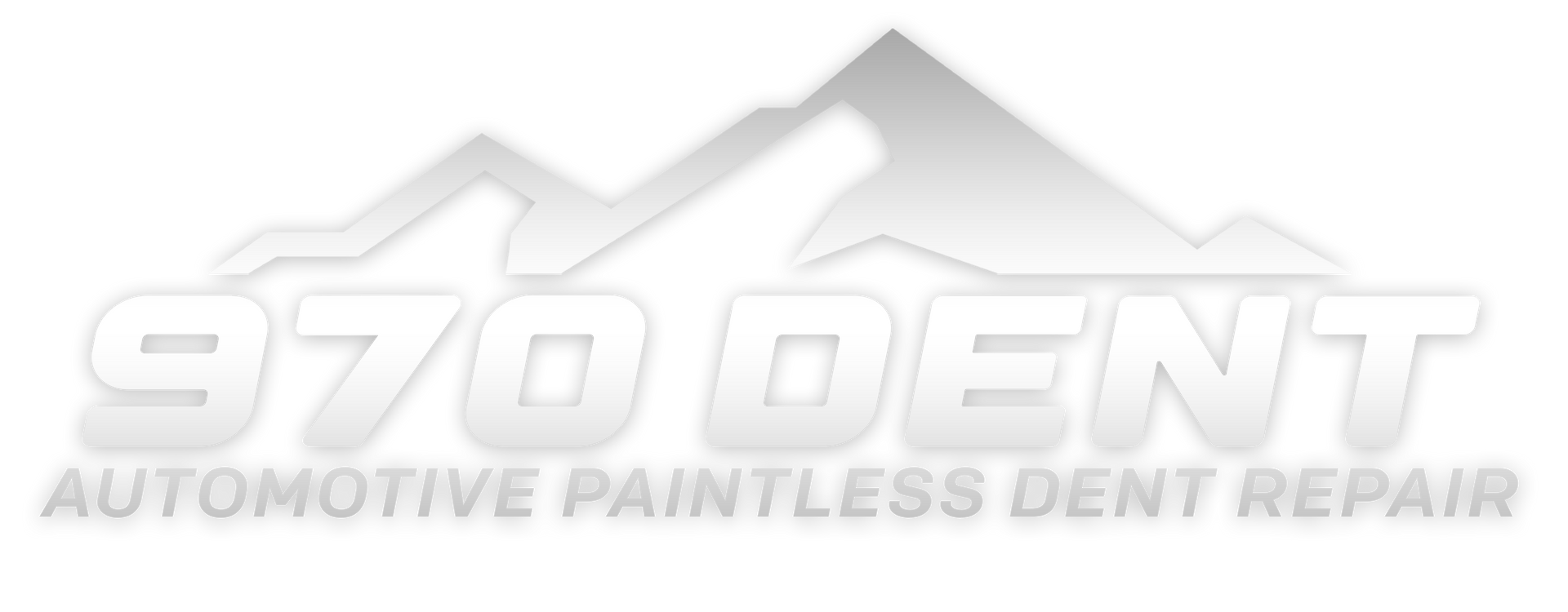 The logo for 970 dent automotive paintless dent repair