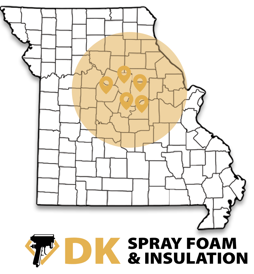 Find DK Spray Foam & Insulation in the Fulton, MO Area for Quality Insulation Services