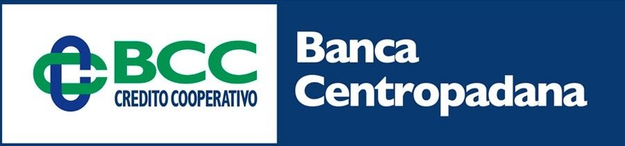 Logo di Banca Centropadana: stemma BCC verde e blu, seguito dalla scritta