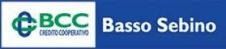 Logo della BCC Basso Sebino, banca di credito cooperativo, in blu, verde e bianco.