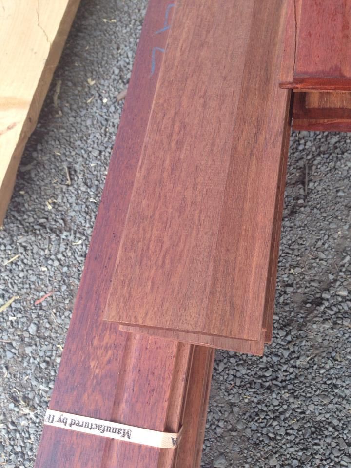 A Piece of Wood With a Label on It That Says Manufactured for N.J. — Budget Timbers in North Lismore, NSW