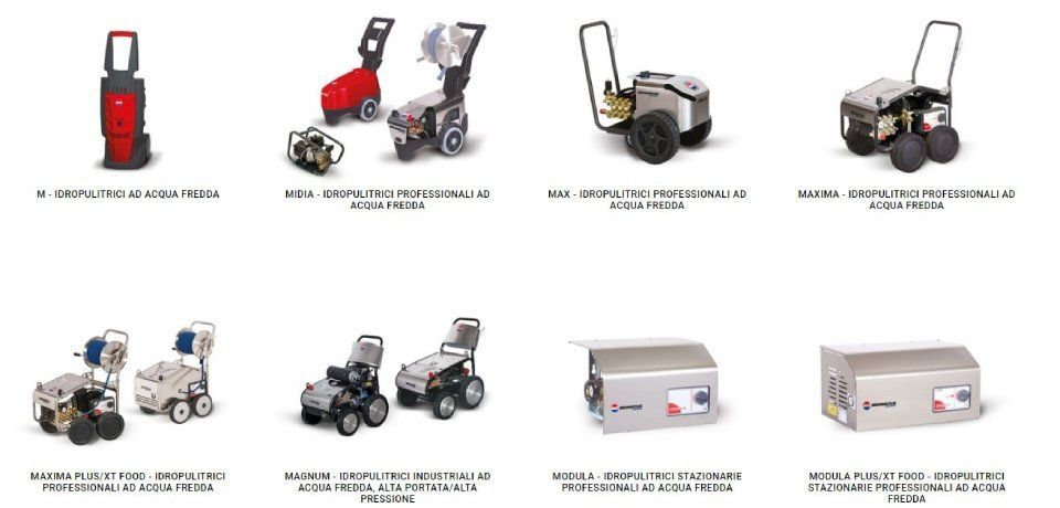 Gamma idropulitrici2