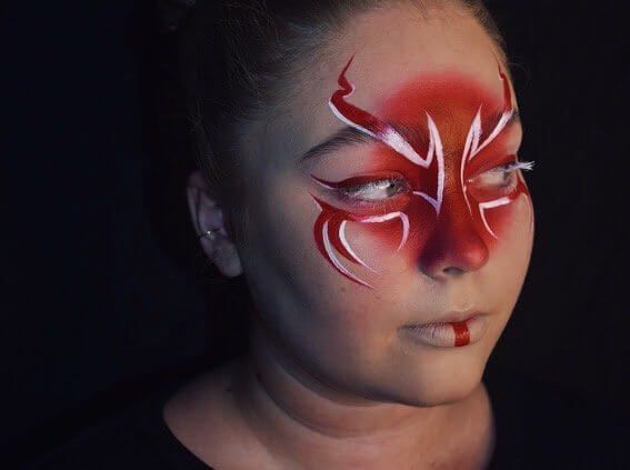 Experience The Artistry Of Red Creative Makeup — Hair And Makeup Artist - Phoebe Lowenna