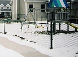 Chain Link Fence — Fence in Playground in Dansville, MI
