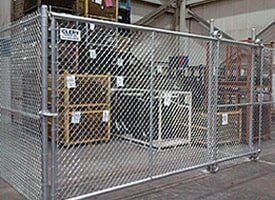 Commercial Fence — Gray Fencing for Shop in Dansville, MI