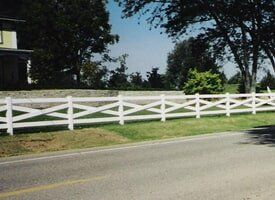 PVC Picket Fence — Small Fencing for Sidewalks in Dansville, MI