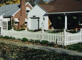 PVC Picket Fencing — White Designed Fence in Dansville, MI