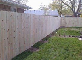 Wood Privacy Fence — Straight Solid Fencing in Dansville, MI