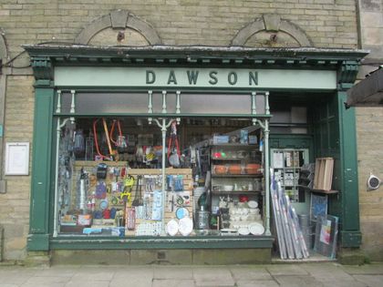 Shop front of Dawsons Ironmongers
