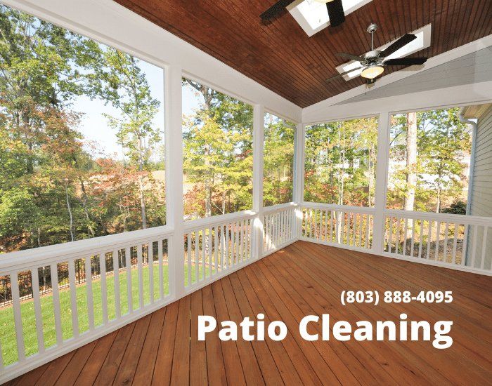 Patio pressure washing service