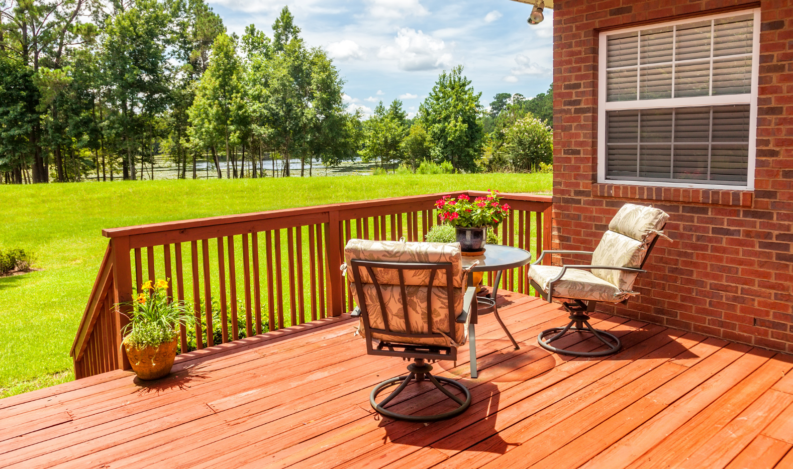 Wood deck cleaning service Columbia SC