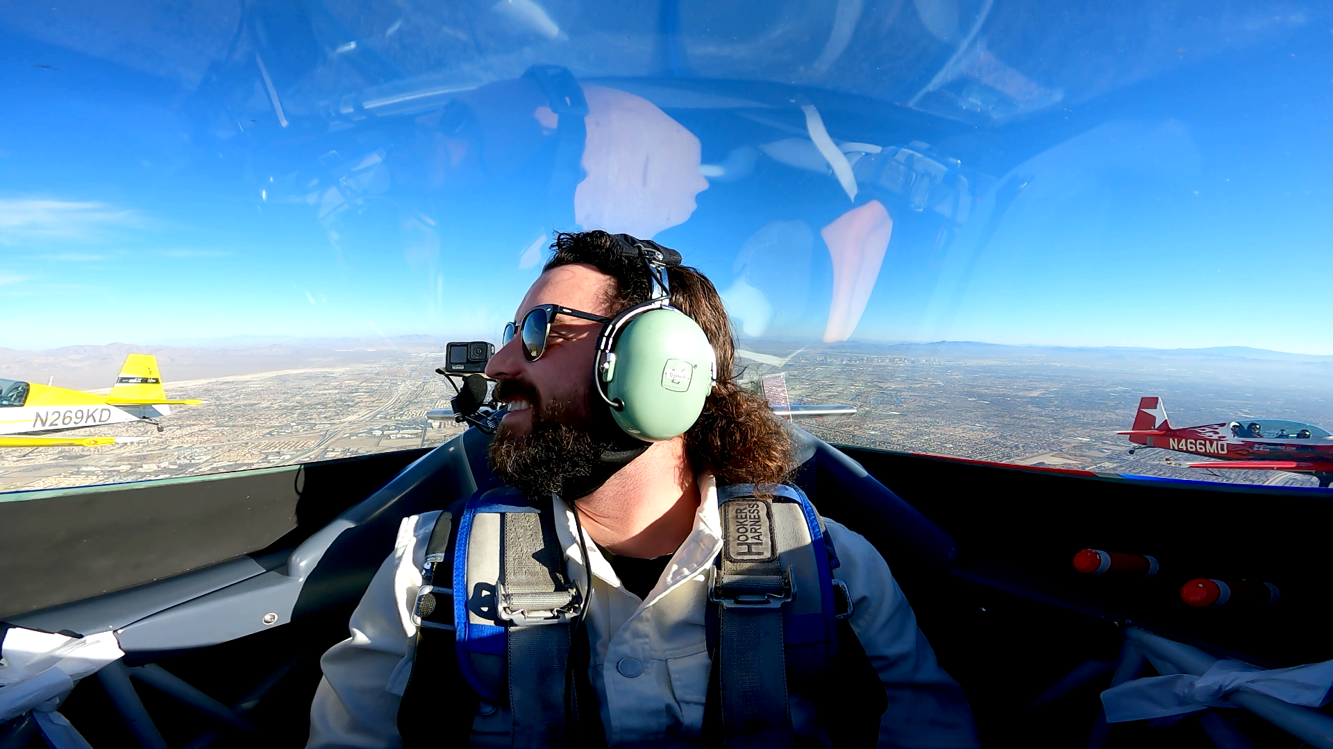 Dress in comfortable, breathable fabrics for your aerobatic flight experience