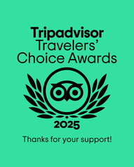 A logo for tripadvisor travelers choice awards in 2025