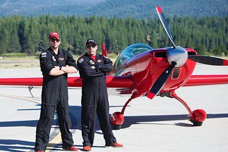 Pilots and Plane in Lake Tahoe Area
