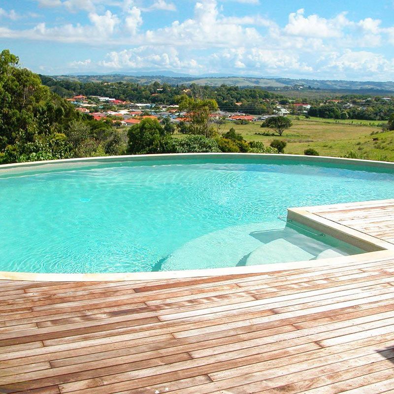 Swimming Pool With A Beautiful View — Byron Bay Luxury Pools in Myocum, NSW