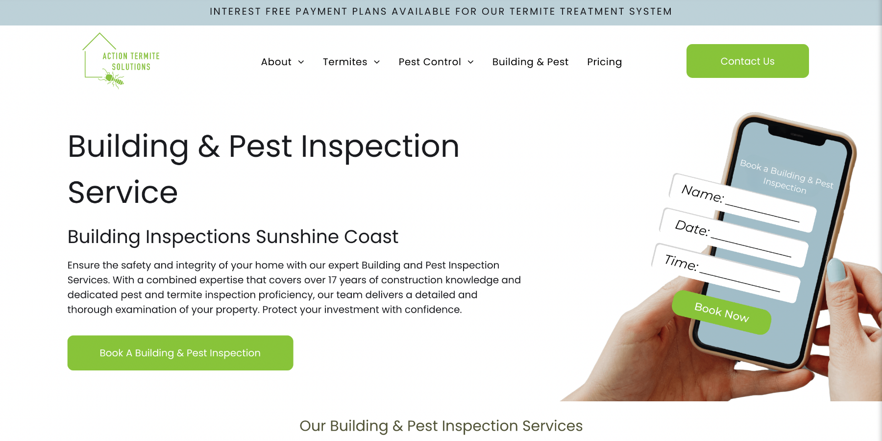 Building and Pest Inspections Sunshine Coast