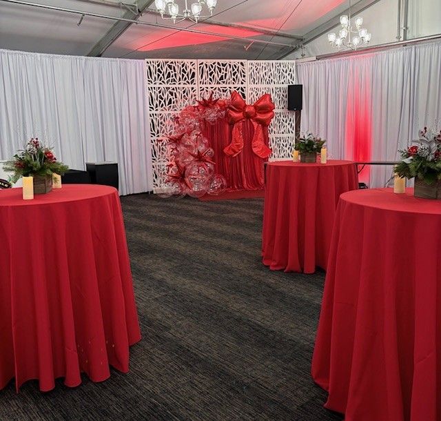 A glass balloon display.