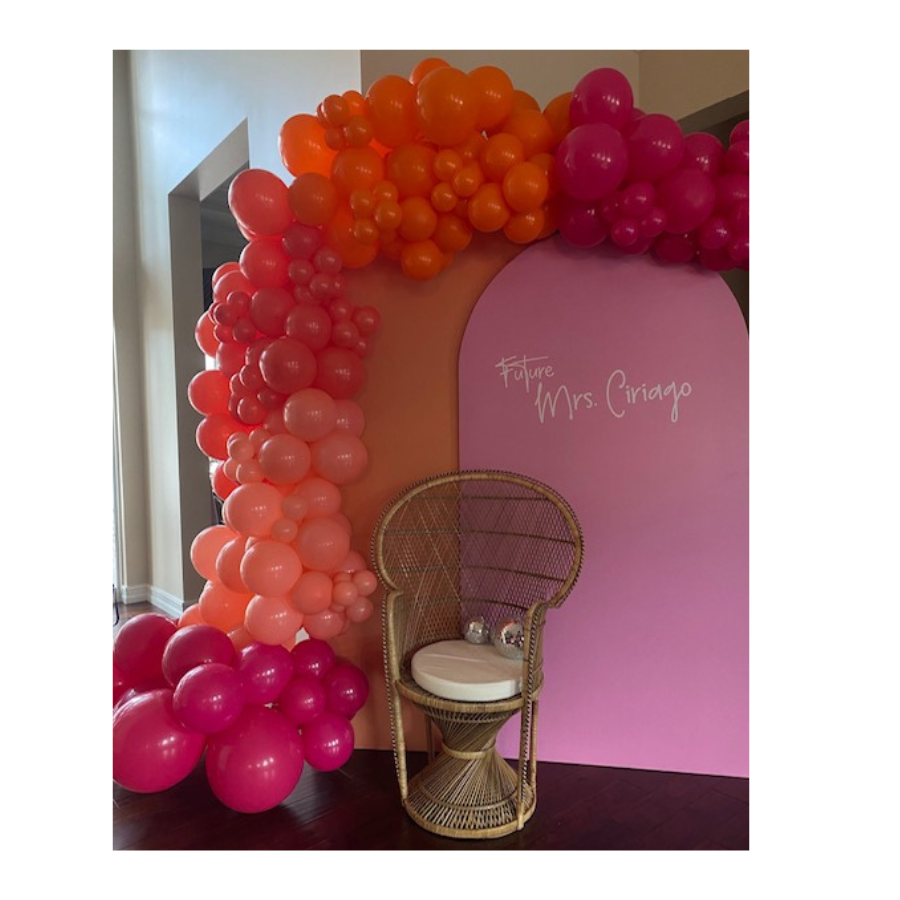 Lights Camera Selfies balloons photobooth
