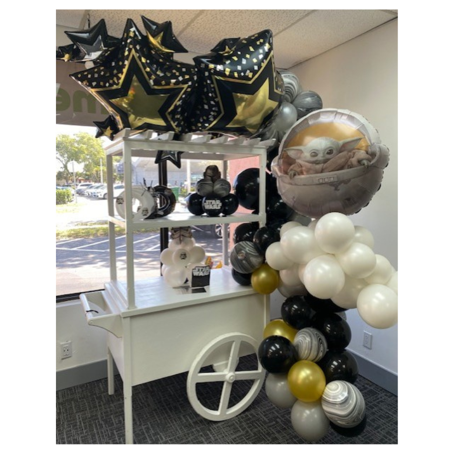 Lights Camera Selfies balloons photobooth