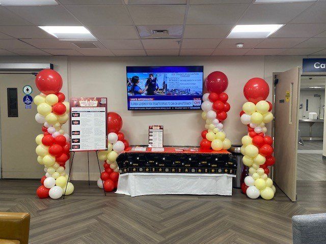 Balloon Columns for Corporate Event