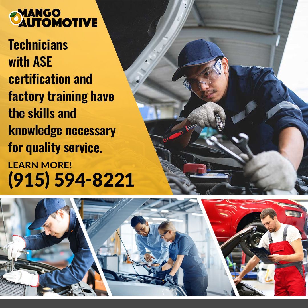 Certified auto repair shops near East El Paso