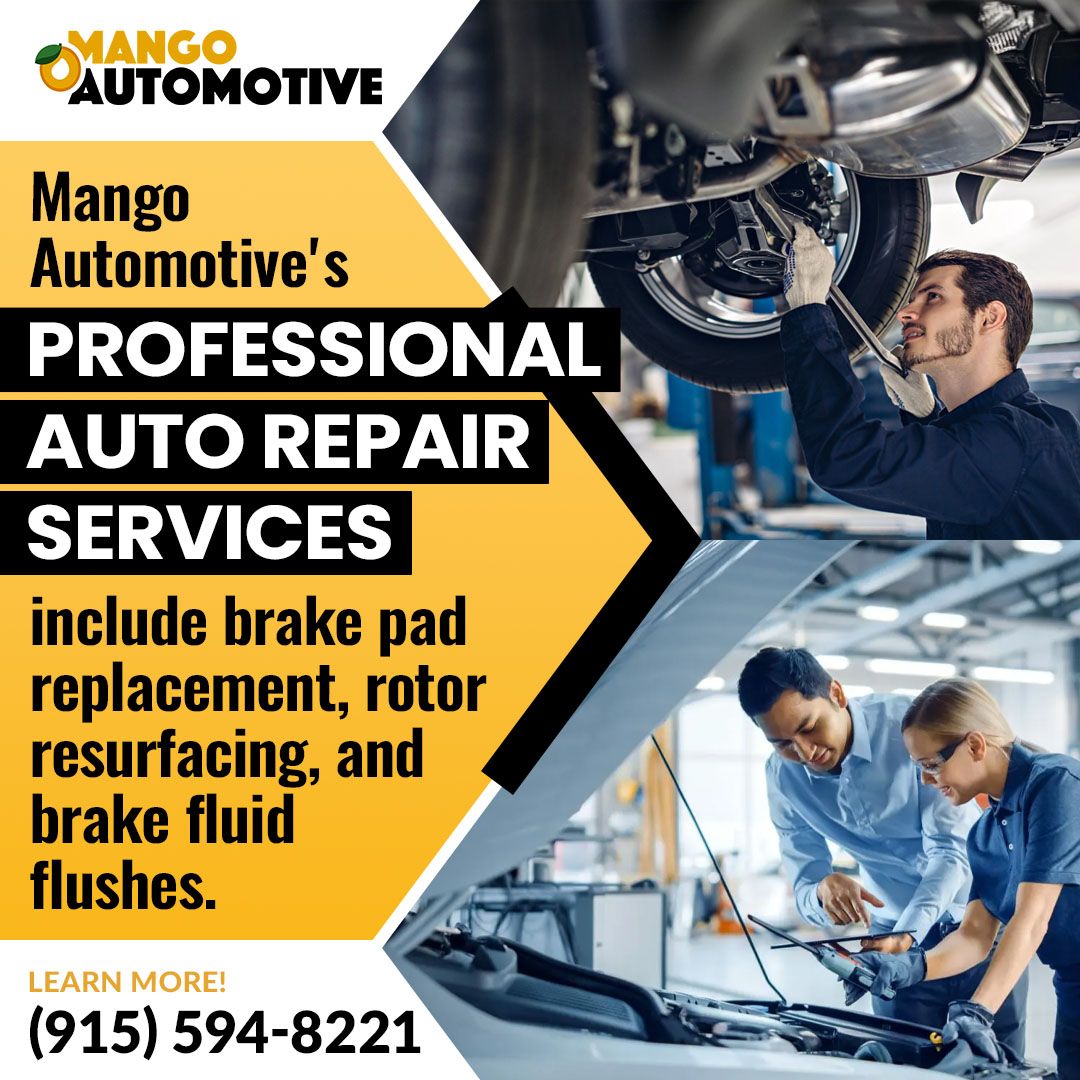 East El Paso auto repair services

