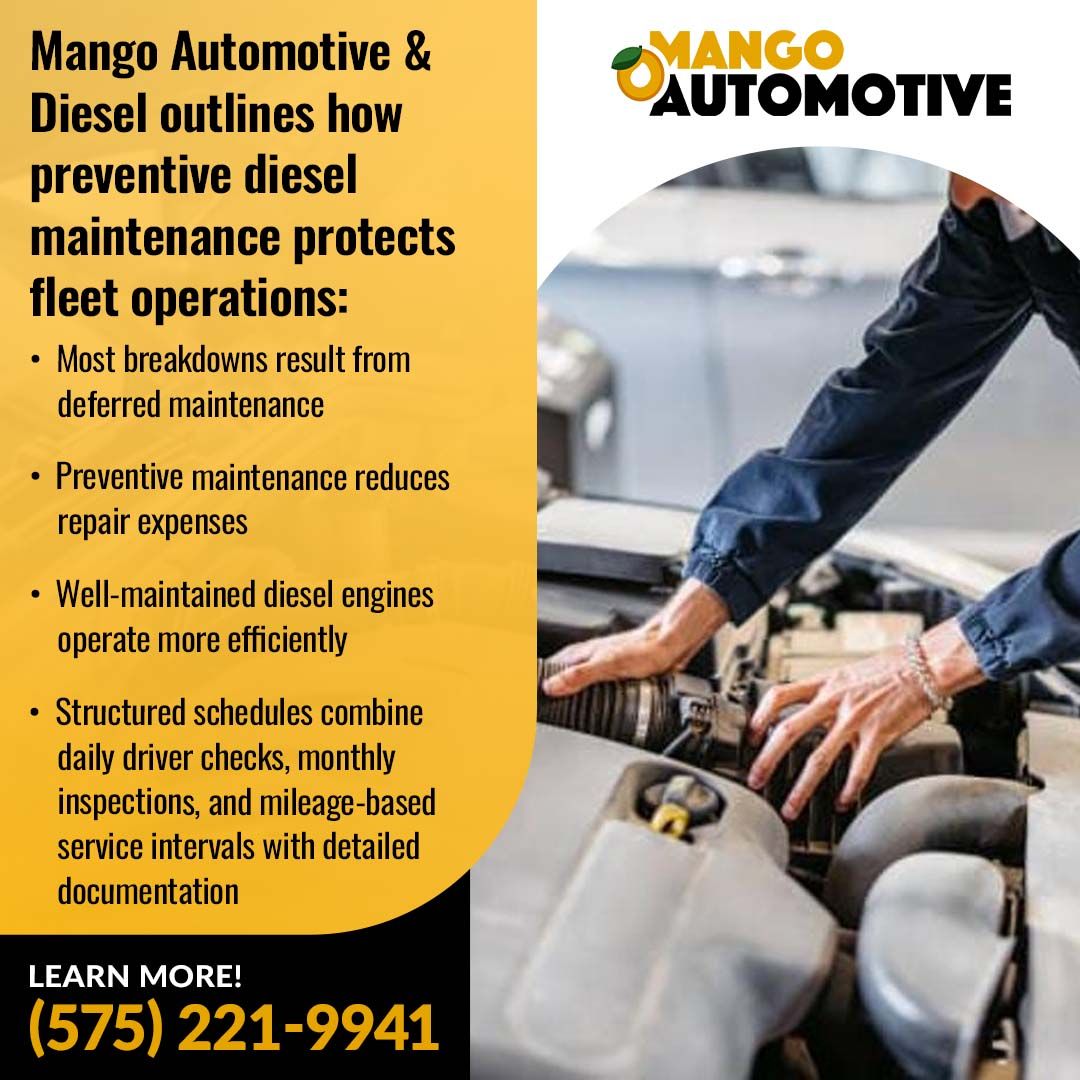 How Preventive Maintenance from Your Diesel Mechanic Protects Your Fleet