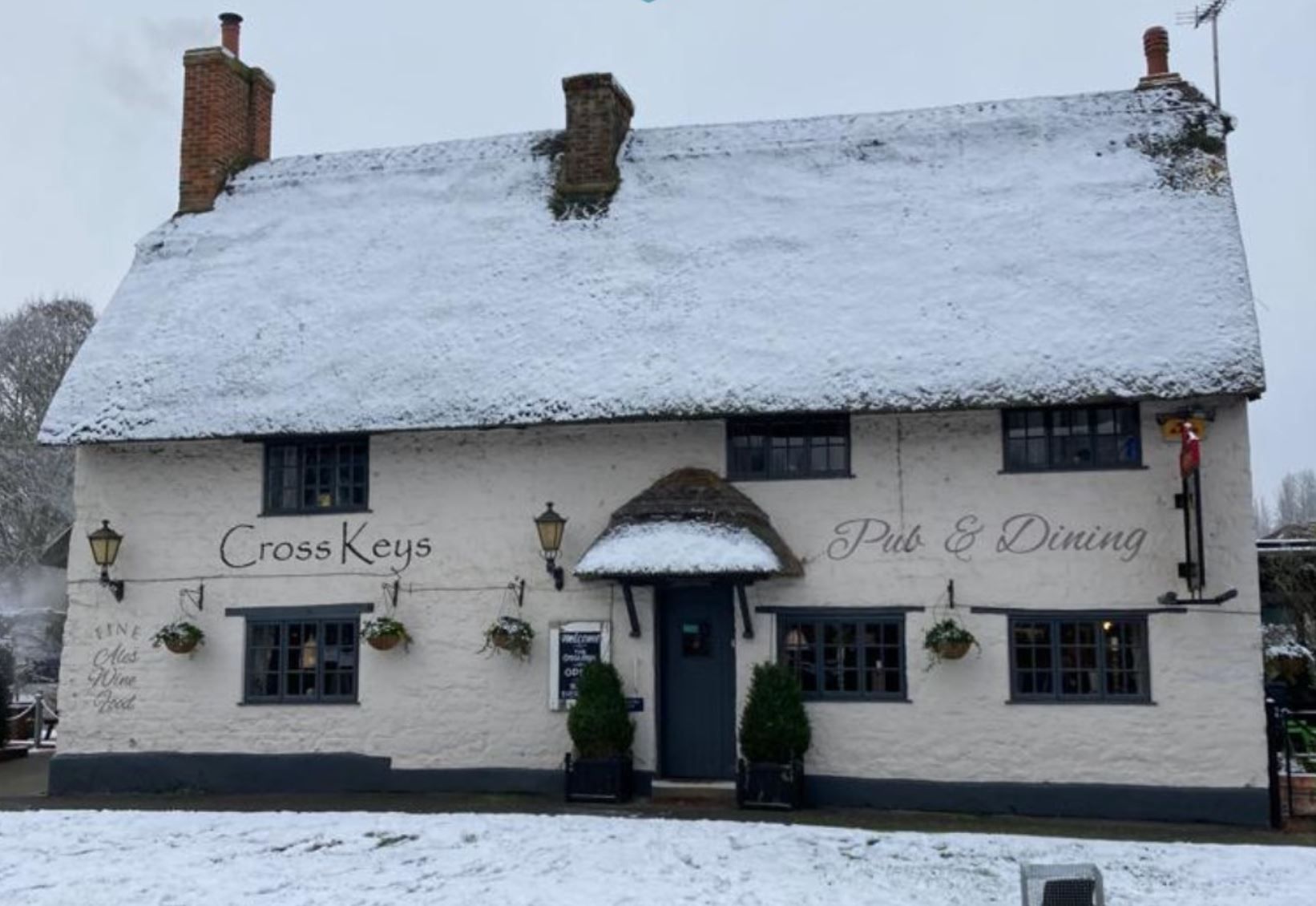 Enjoy our 2 and 3-course festive menus this Christmas at The Cross Keys ...