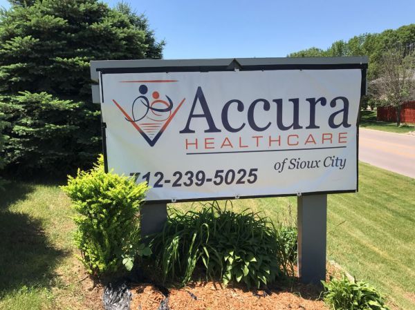Accura Health Center Signage — Sioux City, IA — L & L Builders Co.