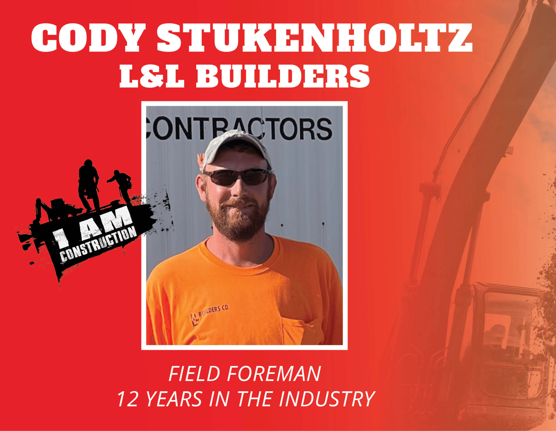 Field Foreman Cody — Sioux City, IA — L&L Builders Co.Field Staff Award — Sioux City, IA — L&L Builders Co.