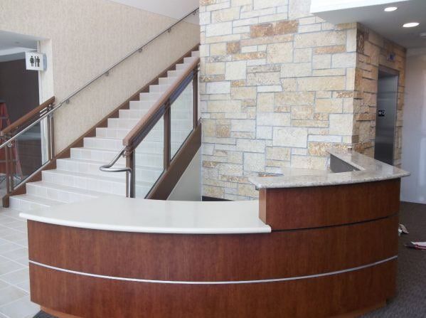 Floyd Valley Hospital Reception Area — Sioux City, IA — L & L Builders Co.