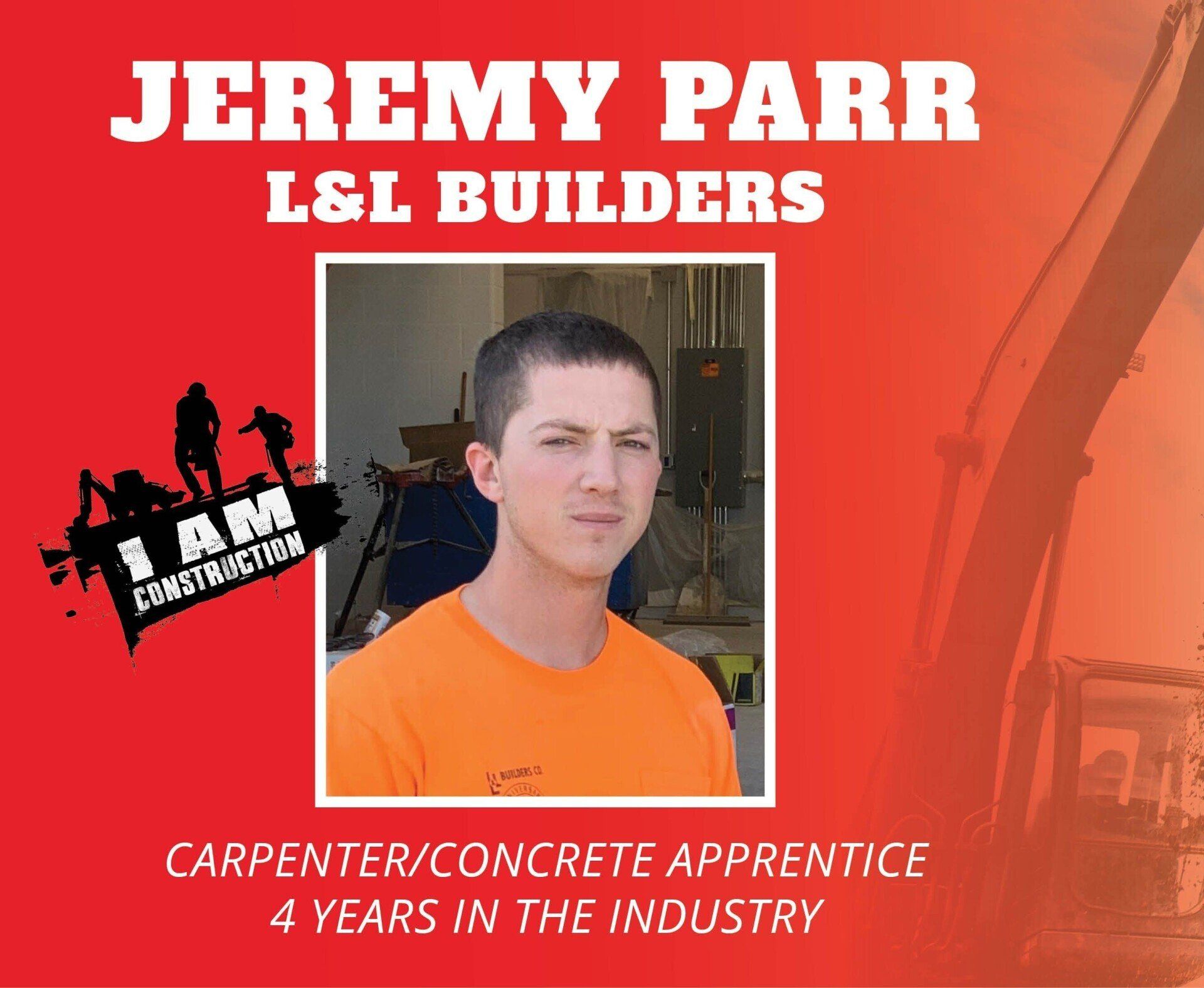 Carpenter Concrete Apprentice — Sioux City, IA — L&L Builders Co.Field Staff Award — Sioux City, IA — L&L Builders Co.