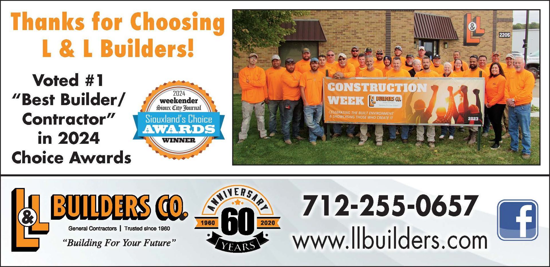 Company Employees — Sioux City, IA — L & L Builders Co.